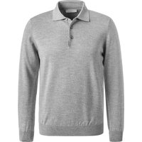 Gran Sasso Herren Pullover grau Schurwolle unifarben von Gran Sasso