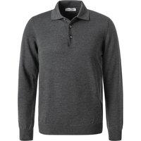 Gran Sasso Herren Pullover grau Schurwolle unifarben von Gran Sasso