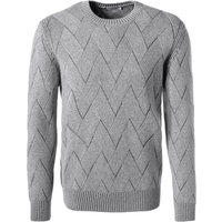 Gran Sasso Herren Pullover grau unifarben von Gran Sasso