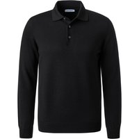 Gran Sasso Herren Pullover schwarz Schurwolle unifarben von Gran Sasso