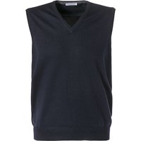 Gran Sasso Herren Pullunder blau unifarben von Gran Sasso