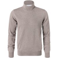 Gran Sasso Herren Rollkragenpullover beige Merinowolle unifarben von Gran Sasso