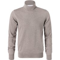 Gran Sasso Herren Rollkragenpullover beige Merinowolle unifarben von Gran Sasso