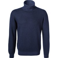 Gran Sasso Herren Rollkragenpullover blau unifarben von Gran Sasso