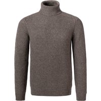 Gran Sasso Herren Rollkragenpullover braun unifarben von Gran Sasso