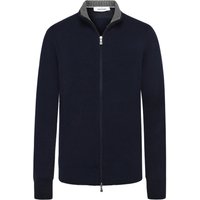 Gran Sasso Softe Strickjacke mit Zip aus einem Schurwoll-Mix mit Kaschmir in 48 von Gran Sasso