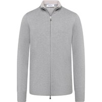 Gran Sasso Softe Strickjacke mit Zip aus einem Schurwoll-Mix mit Kaschmir in 54 von Gran Sasso