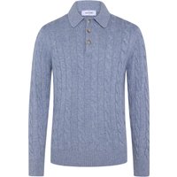 Gran Sasso Softer Pullover mit Polokragen und Kaschmir-Anteil in 50 von Gran Sasso