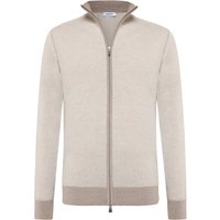 Gran Sasso Strickjacke aus feiner Schurwolle mit Stehkragen und Struktur in 52 von Gran Sasso