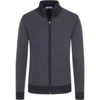 Gran Sasso Strickjacke aus feiner Schurwolle mit Stehkragen und Struktur in 56 von Gran Sasso