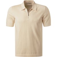 Gran Sasso Herren Zip-Polo beige von Gran Sasso