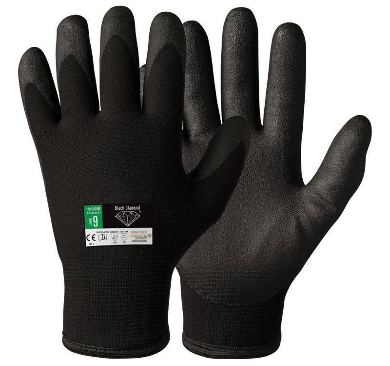 Granberg Arbeitshandschuhe Montage Winterhandschuhe Black Diamond Gr. 10 von Granberg