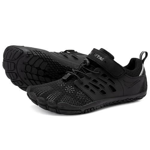 Grand Attack Barfußschuhe für Damen, minimalistisch, Zero Drop, leicht, Cross-Trainer für Ringen, Boxen, Gewichtheben, Walkingschuhe, 641/All Black, 7 Wide Grand Attack Barfußschuhe für Damen, minimalistisch, Zero Drop, leicht, Cross-Trainer für Ringen, Boxen, Gewichtheben, Walkingschuhe, 641/All Black, 7 Wide von Grand Attack