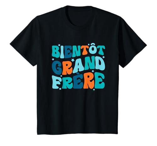 Kinder Zukunft Bald Big Brother French Bientôt Grand Frère T-Shirt Kinder Zukunft Bald Big Brother French Bientôt Grand Frère T-Shirt von Grand Frere Pregnancy Announcement Gift