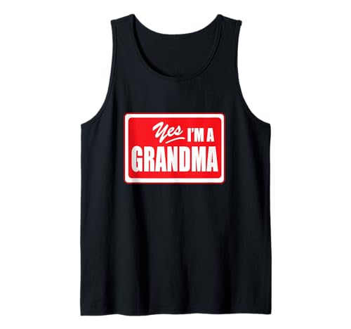 Lustiges erstes Mal Oma Großmutter Großeltern Baby Tank Top Lustiges erstes Mal Oma Großmutter Großeltern Baby Tank Top von Grand Parents Specialties