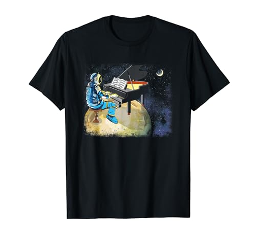 Flügel Kinder Pianist Astronaut Musik Klavier Instrument T-Shirt Flügel Kinder Pianist Astronaut Musik Klavier Instrument T-Shirt von Grand Piano Kids Pianist Astronaut Music Piano