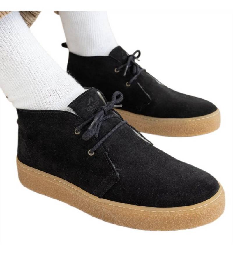 Grand Step Shoes Winterschuhe Safari Winter Suede Bootie - schwarz Damen Winterstiefel Grand Step Shoes Winterschuhe Safari Winter Suede Bootie - schwarz Damen Winterstiefel von Grand Step Shoes