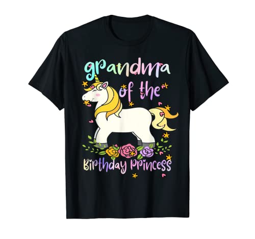 GrandMa Of The Birthday Girl Grandma Einhorn T-Shirt GrandMa Of The Birthday Girl Grandma Einhorn T-Shirt von GrandMa Birthday Girl Unicorn