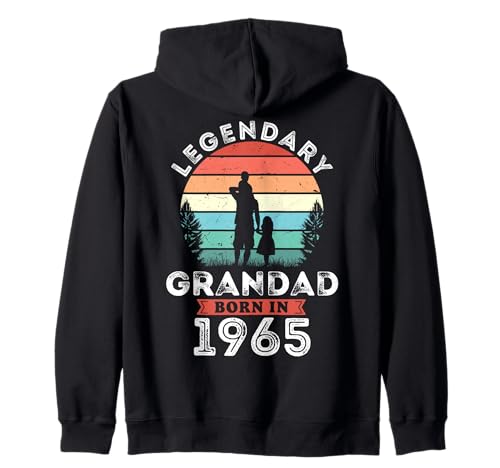 Legendary Grandad Born in 1965, 60th Birthday Men Kapuzenjacke Legendary Grandad Born in 1965, 60th Birthday Men Kapuzenjacke von Grandad 1965 Legends Gifts for Mens 60th Bday
