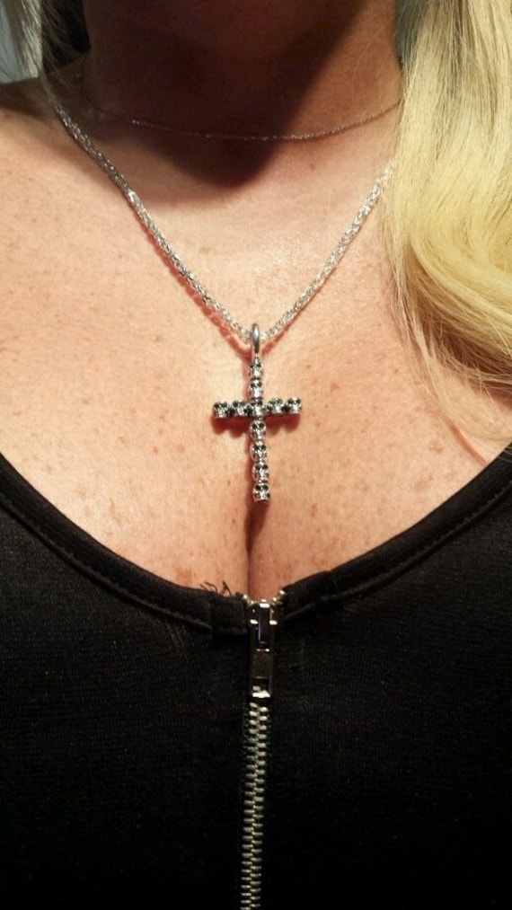 sterling Silber Hand Gemacht Schädel Kreuz Anhänger sterling Silber Hand Gemacht Schädel Kreuz Anhänger von GrandaddysJewelry