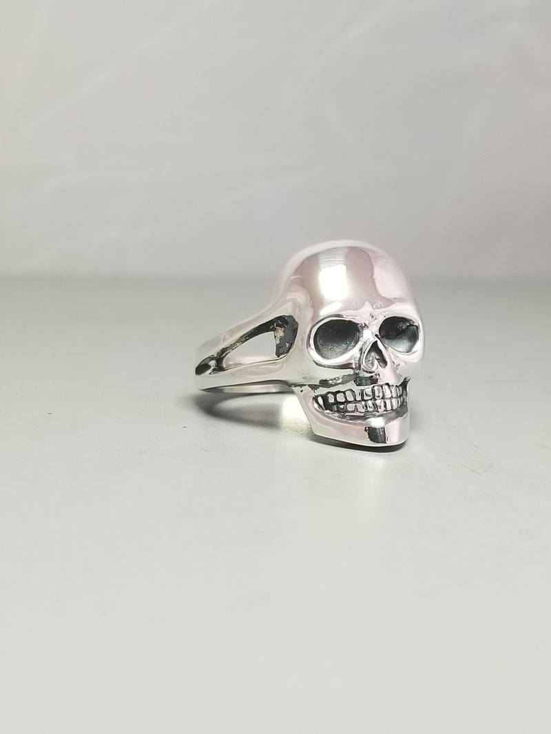 sterling Silber Kleine Schädel Ring sterling Silber Kleine Schädel Ring von GrandaddysJewelry
