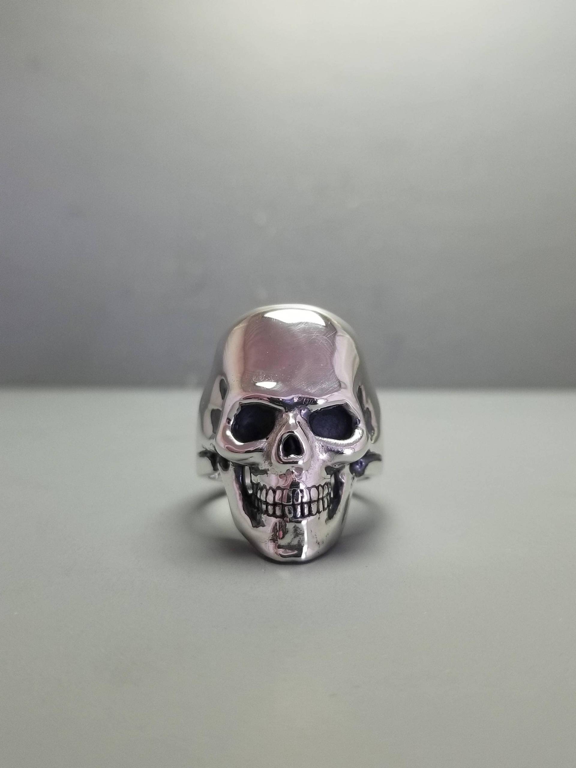 sterling Silber Schädel Ring sterling Silber Schädel Ring von GrandaddysJewelry