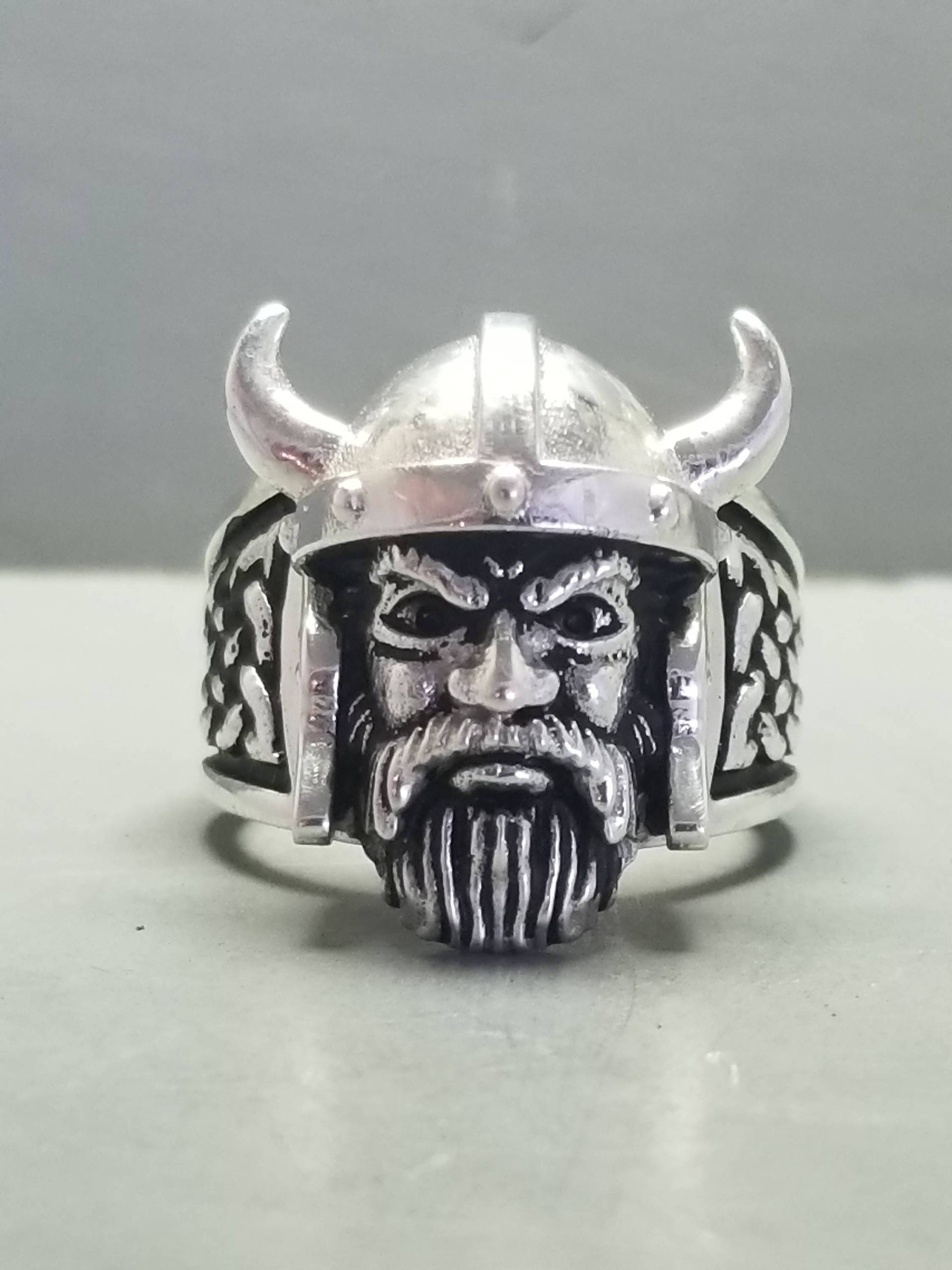 sterling Silber Wikinger Ring sterling Silber Wikinger Ring von GrandaddysJewelry