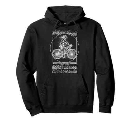 Vitruvian Man Fahrrad Radfahrer Leonardo Da Vinci Radfahren Pullover Hoodie Vitruvian Man Fahrrad Radfahrer Leonardo Da Vinci Radfahren Pullover Hoodie von Grandio Design Bicycle Cycling Cyclist Gifts