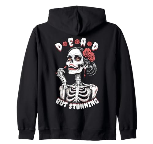 Feministische Halloween Dead But Stunning Zombie Woman Gothic Kapuzenjacke Feministische Halloween Dead But Stunning Zombie Woman Gothic Kapuzenjacke von Grandio Design Feminism & Feminist Gifts