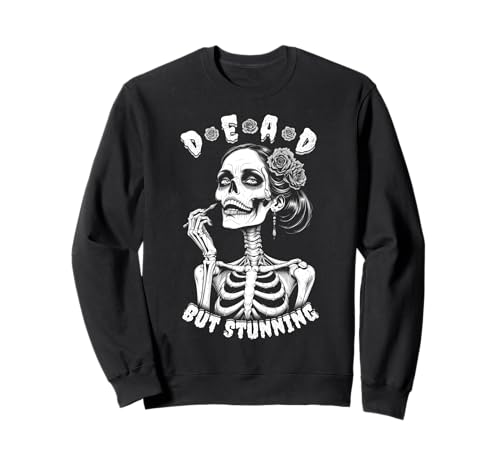 Feministische Halloween Dead But Stunning Zombie Woman Gothic Sweatshirt Feministische Halloween Dead But Stunning Zombie Woman Gothic Sweatshirt von Grandio Design Feminism & Feminist Gifts