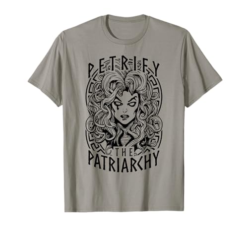 Grandio Design Feminism & Feminist Gifts Petrify The Patriarchat Feministische Halloween-Goth-Medusa-Hexe T-Shirt Grau Damen Small Retro Gothic Kurzarm Klassische Passform Halloween-T-Shirt Grandio Design Feminism & Feminist Gifts Petrify The Patriarchat Feministische Halloween-Goth-Medusa-Hexe T-Shirt Grau Damen Small Retro Gothic Kurzarm Klassische Passform Halloween-T-Shirt von Grandio Design Feminism & Feminist Gifts