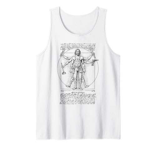 Klempner Sanitär Vitruvian Man Leonardo Da Vinci Rohrzange Tank Top Klempner Sanitär Vitruvian Man Leonardo Da Vinci Rohrzange Tank Top von Grandio Design Funny Plumber Plumbing Gifts