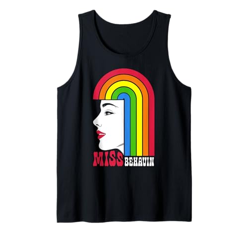Lesbisches Mädchen Miss Behavin Regenbogen Haar Gay Pride Frau Tank Top Lesbisches Mädchen Miss Behavin Regenbogen Haar Gay Pride Frau Tank Top von Grandio Design Gay Pride & LGBT Awareness