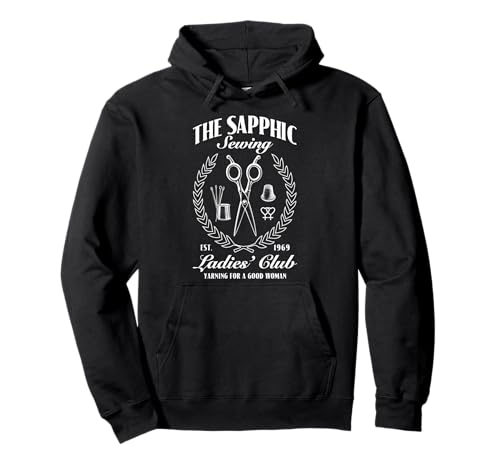 Sapphic Sewing Damen Club Lesben Gay Pride Schere Pullover Hoodie von Grandio Design Gay Pride & LGBT Awareness