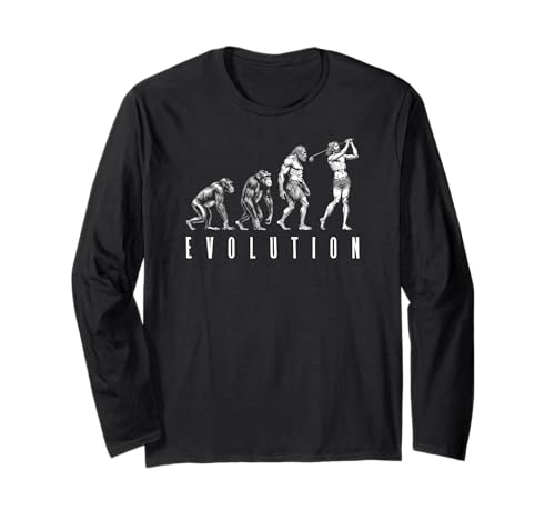 Lustiger Golfer Evolution Man Ape Caveman Golf Player Dad Langarmshirt Lustiger Golfer Evolution Man Ape Caveman Golf Player Dad Langarmshirt von Grandio Design Golfing Funny Golf Golfer Gifts