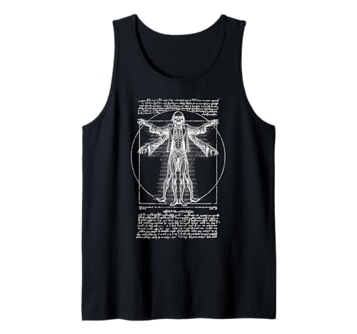 Halloween-Zombie Vitruvian Man Leonardo Da Vinci Horror Tank Top von Grandio Design Halloween Horror