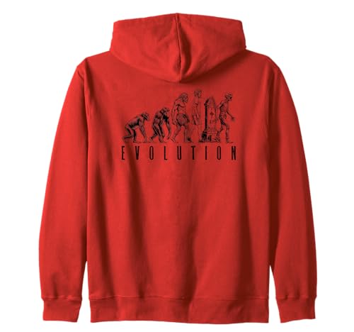 Lustiges Halloween Zombie Evolution Man Ape Caveman Horror Kapuzenjacke von Grandio Design Halloween Horror