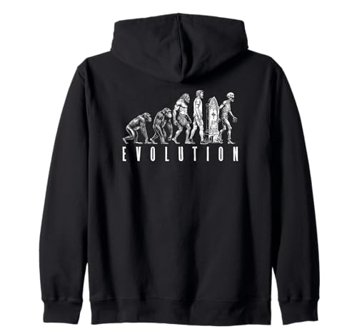 Lustiges Halloween Zombie Evolution Man Ape Caveman Horror Kapuzenjacke von Grandio Design Halloween Horror