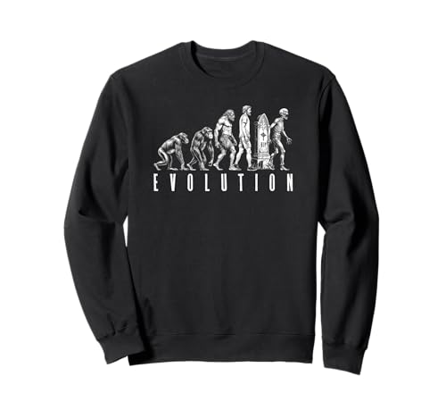 Lustiges Halloween Zombie Evolution Man Ape Caveman Horror Sweatshirt von Grandio Design Halloween Horror