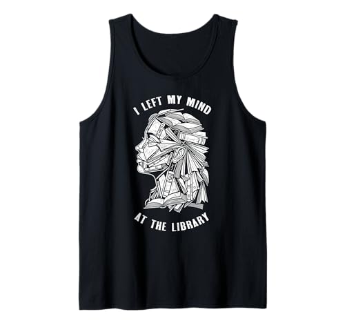 Bookish Woman hat Meinen Verstand in der Bibliothek hinterlassen Book Reader Girl Tank Top Bookish Woman hat Meinen Verstand in der Bibliothek hinterlassen Book Reader Girl Tank Top von Grandio Design Library Book Lover