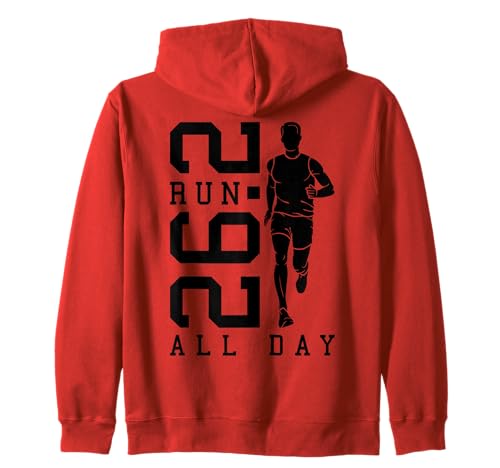 Full Marathon Runner 26.2 Run All Day Running Men Zitat Kapuzenjacke Full Marathon Runner 26.2 Run All Day Running Men Zitat Kapuzenjacke von Grandio Design Running Marathon Runner Training