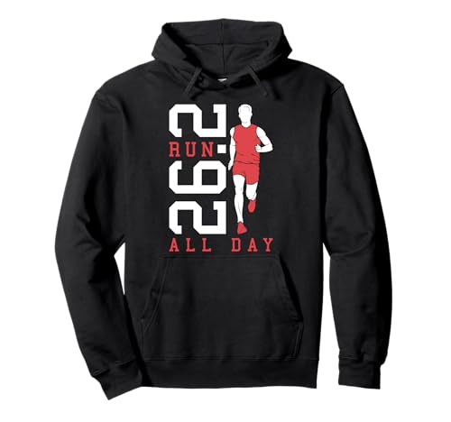Full Marathon Runner 26.2 Run All Day Running Men Zitat Pullover Hoodie Full Marathon Runner 26.2 Run All Day Running Men Zitat Pullover Hoodie von Grandio Design Running Marathon Runner Training