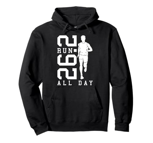 Full Marathon Runner 26.2 Run All Day Running Men Zitat Pullover Hoodie Full Marathon Runner 26.2 Run All Day Running Men Zitat Pullover Hoodie von Grandio Design Running Marathon Runner Training