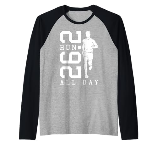 Full Marathon Runner 26.2 Run All Day Running Men Zitat Raglan Full Marathon Runner 26.2 Run All Day Running Men Zitat Raglan von Grandio Design Running Marathon Runner Training