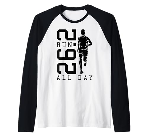 Full Marathon Runner 26.2 Run All Day Running Men Zitat Raglan Full Marathon Runner 26.2 Run All Day Running Men Zitat Raglan von Grandio Design Running Marathon Runner Training