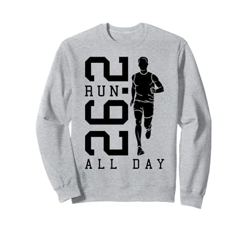 Full Marathon Runner 26.2 Run All Day Running Men Zitat Sweatshirt Full Marathon Runner 26.2 Run All Day Running Men Zitat Sweatshirt von Grandio Design Running Marathon Runner Training