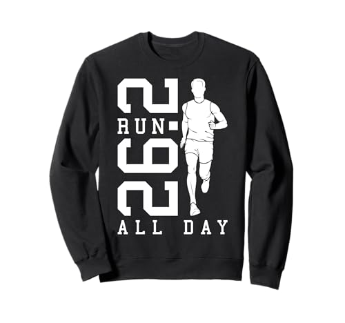 Full Marathon Runner 26.2 Run All Day Running Men Zitat Sweatshirt Full Marathon Runner 26.2 Run All Day Running Men Zitat Sweatshirt von Grandio Design Running Marathon Runner Training