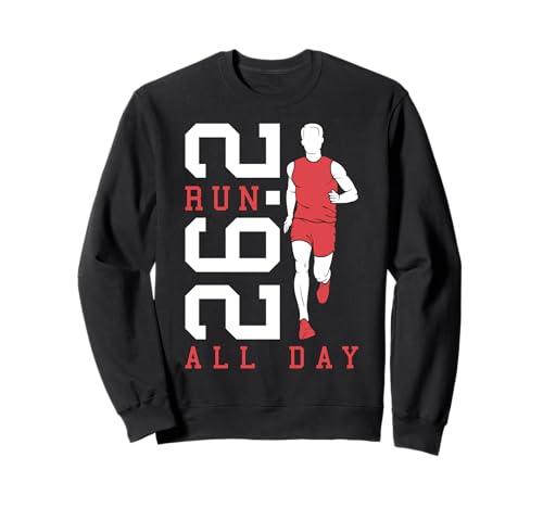 Full Marathon Runner 26.2 Run All Day Running Men Zitat Sweatshirt Full Marathon Runner 26.2 Run All Day Running Men Zitat Sweatshirt von Grandio Design Running Marathon Runner Training