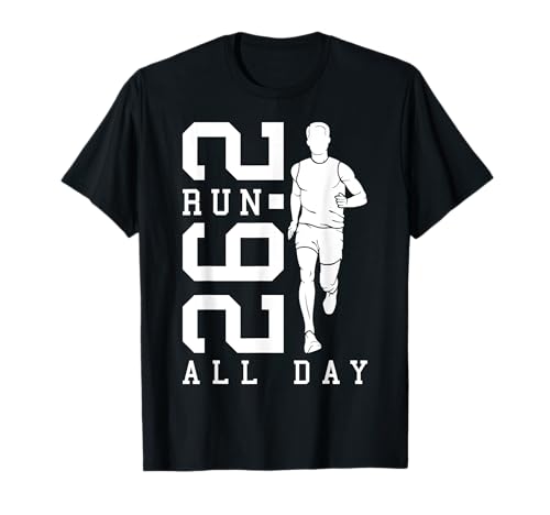 Full Marathon Runner 26.2 Run All Day Running Men Zitat T-Shirt Full Marathon Runner 26.2 Run All Day Running Men Zitat T-Shirt von Grandio Design Running Marathon Runner Training