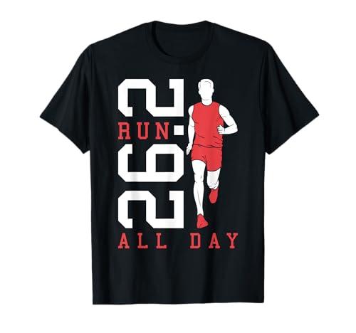 Full Marathon Runner 26.2 Run All Day Running Men Zitat T-Shirt Full Marathon Runner 26.2 Run All Day Running Men Zitat T-Shirt von Grandio Design Running Marathon Runner Training